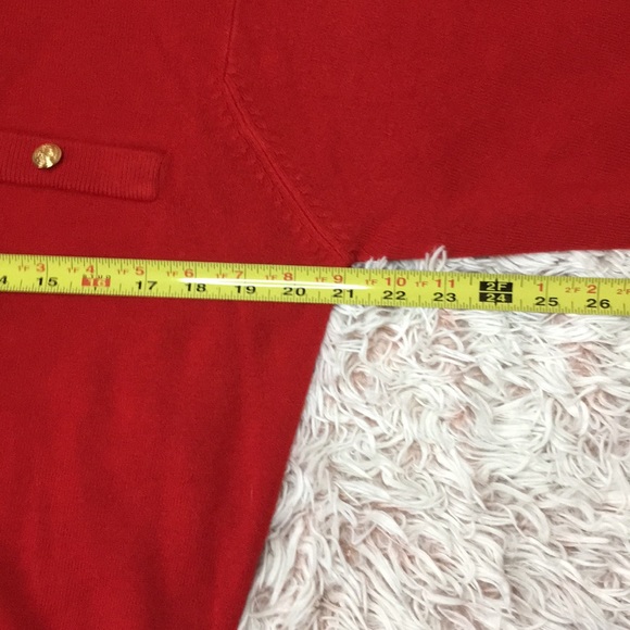 🍒VTG red cardigan sweater - Picture 7 of 8